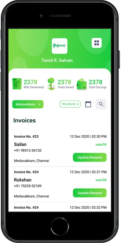 DigiBill Dashboard